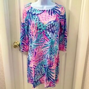 Lilly Pulitzer Sophie Gypset Paradise Pineapple Print Dress - S